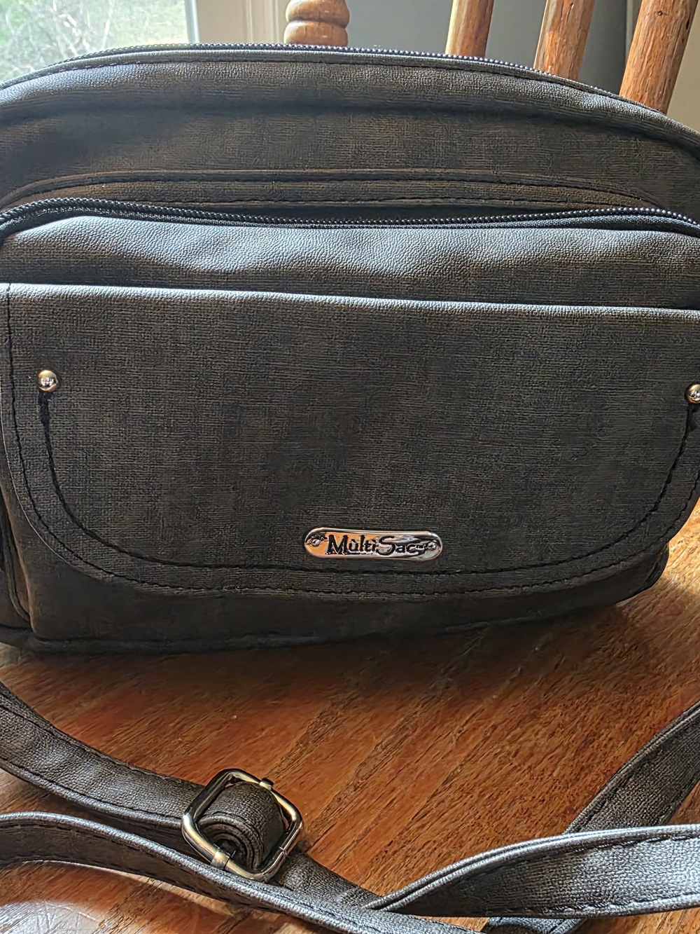 Dark Grey MultiSac Bag with Front Pocket